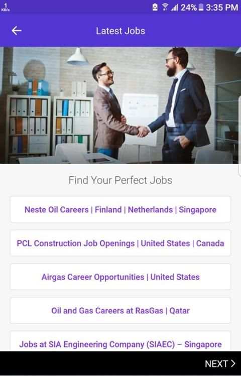 Jobs In Abroad 3 تصوير الشاشة