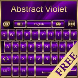 Free Abstract Violet Go Keyboard