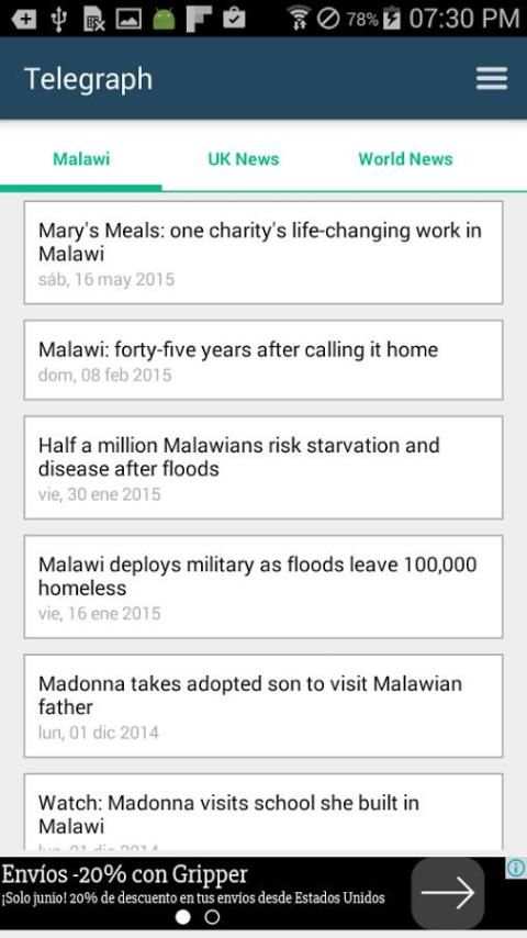 Malawi News screenshot 2