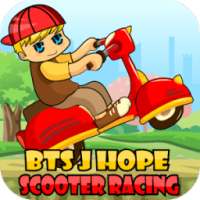 BTS J-Hope Scooter Racing