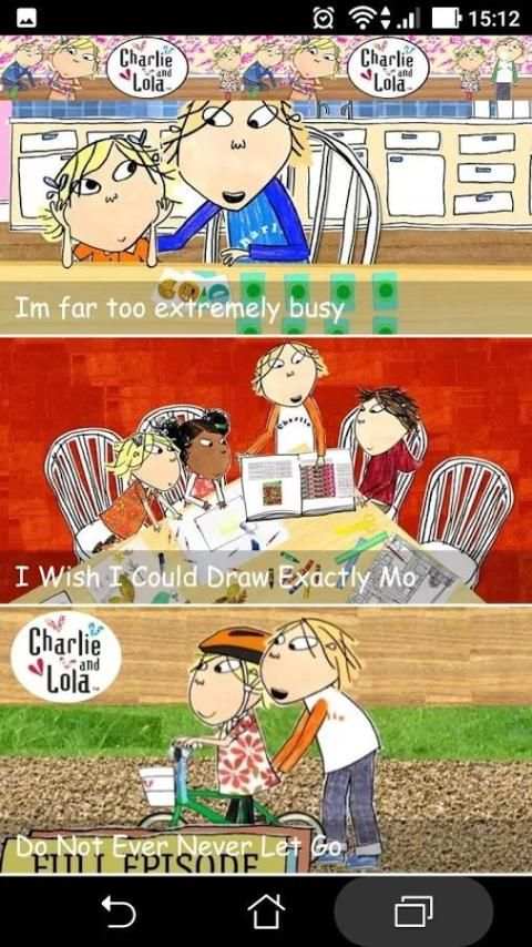 Charlie and Lola Full Episodes screenshot 1