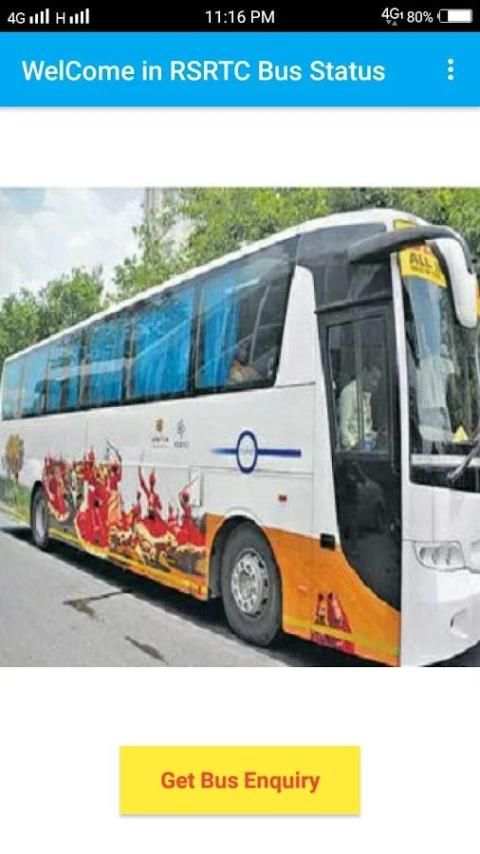 RSRTC Bus Enquiry screenshot 2