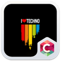 ikon Best Techno Theme C Launcher