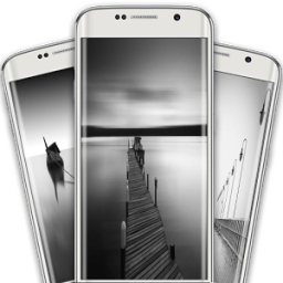 Black and white background иконка