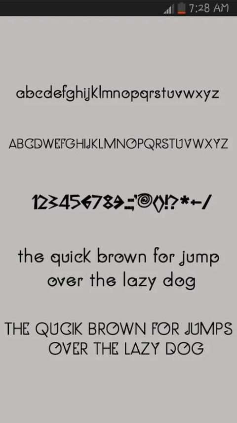 Free Font Style 3 تصوير الشاشة