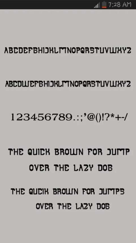 Free Font Style 2 تصوير الشاشة