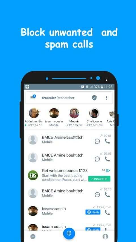 True Caller Fast Search 1 تصوير الشاشة