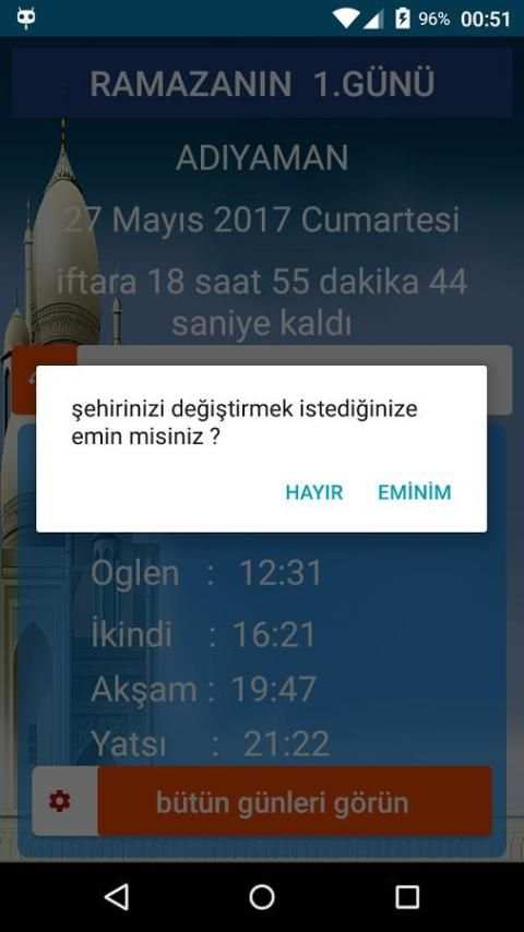 iftar vakti 2017 screenshot 3