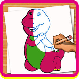 ikon How To draw Barney characters