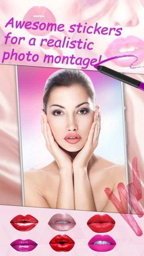 Plump Lips Effect Photo Editor screenshot 1