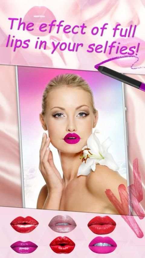 Plump Lips Effect Photo Editor screenshot 4