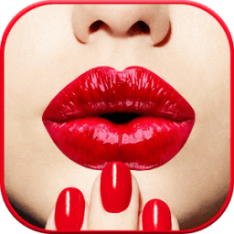 ikon Menebalkan Bibir Editor Foto