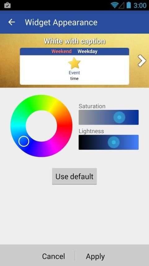 Blik Calendar Widget स्क्रीनशॉट 5