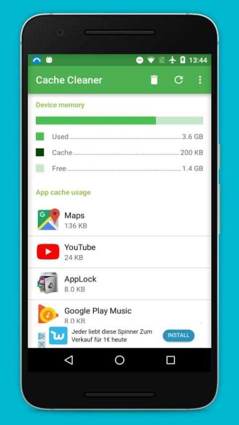 Cache Cleaner - Boost Android and Clean Junk Files 2 تصوير الشاشة