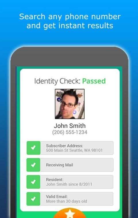 Reverse Phone Lookup Verify - Phone Number Search скриншот 2