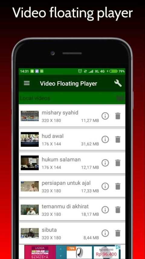 Pop Up Video Player Floating : Video Popups скриншот 3
