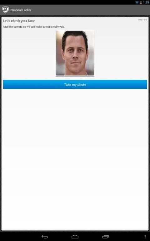 McAfee Personal Locker 8 تصوير الشاشة