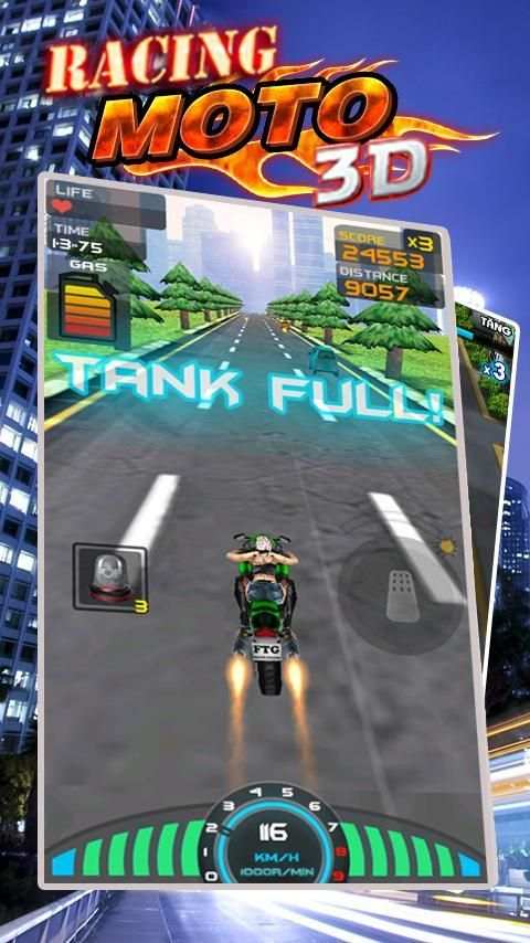Moto Racing 3D screenshot 2