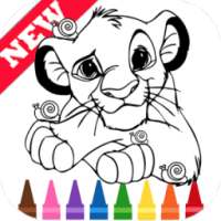 Learn Draw Coloring for The King Lion by Fans on 9Apps