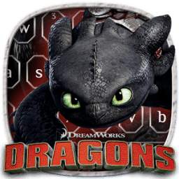 How to Train Your Dragon Toothless Keyboard Theme