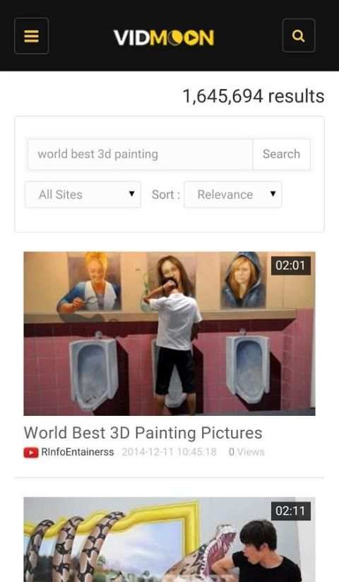 Vidmoon - Video search & watch скриншот 15