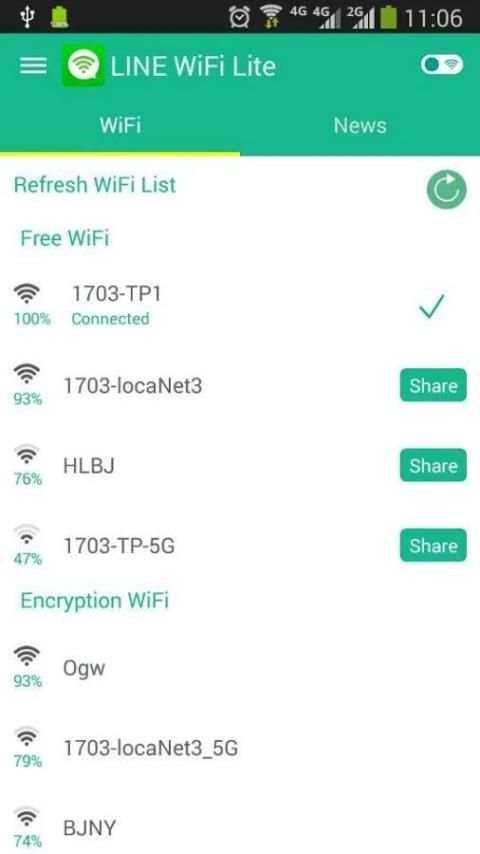 LINE WiFi Lite screenshot 2