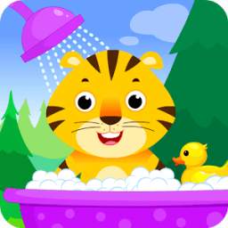 Animal Bathing Time : Bath Time Game for Kids