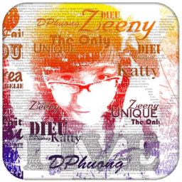 Typography Photo Effect New Font Editor आइकन