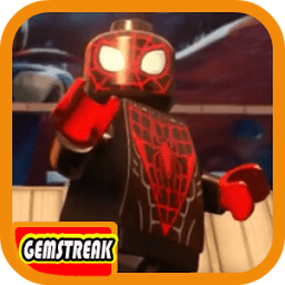 ikon Gemstreak@ LEGO Super Black Spider
