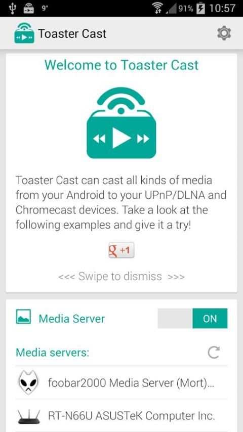 Toaster Cast DLNA UPnP Player 8 تصوير الشاشة