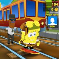Subway Sponge Trains Run Surf