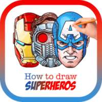 How To Draw SuperHeroes on 9Apps