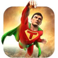 Superhero Flying Crime Battle City Rescue Mission