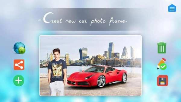 Car Photo Frame स्क्रीनशॉट 2
