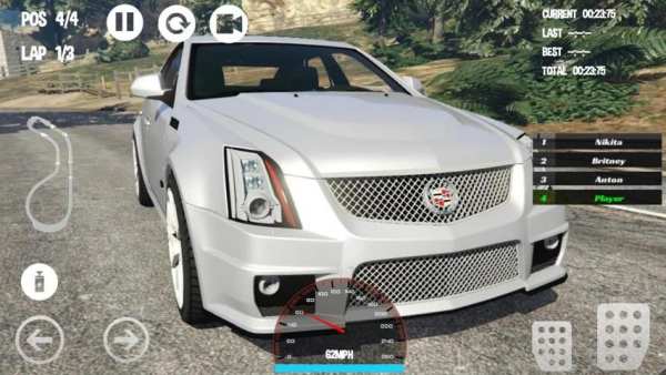 Car Racing Cadillac Game 2 تصوير الشاشة