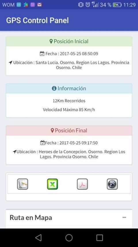 GPS Control Chile screenshot 3