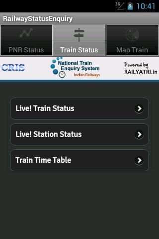 Railway Status Enquiry स्क्रीनशॉट 5