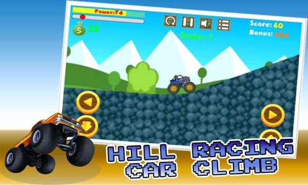 Mad Truck - Hill Racing Car Climb 2 screenshot 2