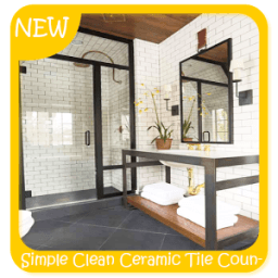 ikon Simple Clean Ceramic Tile Countertops