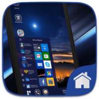 Dark Blue Theme For Computer Launcher