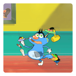 Oggy games run иконка