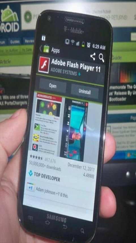 Tips Flash player Android screenshot 3