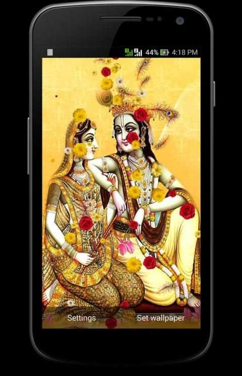 Radha Krishna Live Wallpaper स्क्रीनशॉट 2