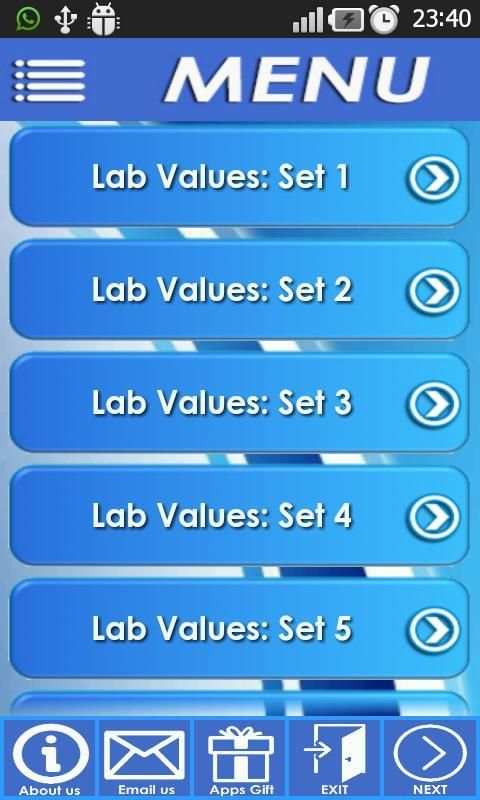 NCLEX Lab Values Calculation 8 تصوير الشاشة