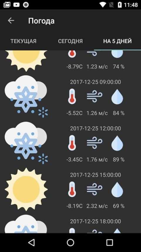 Погода screenshot 1