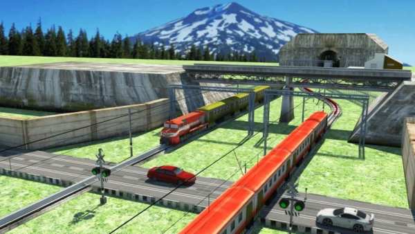 Real Train Games Driving Games screenshot 6