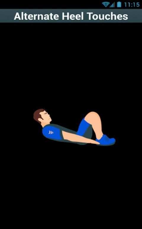 At Home Workouts For Abs 4 تصوير الشاشة