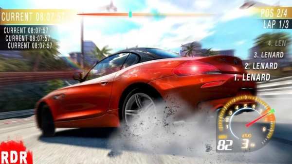 Racing In Car 3D 1 تصوير الشاشة