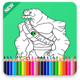 ColoringBook-Bun10 Alien Fans иконка