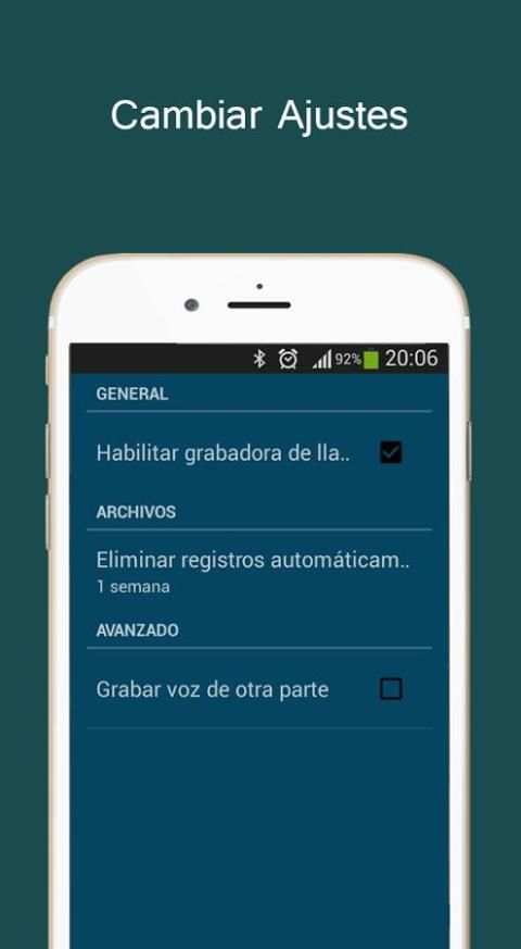 Grabador de Llamadas Gratis screenshot 3